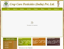 Tablet Screenshot of cropcare.co.in